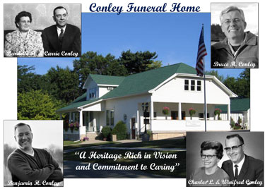 Conley Funeral Home in Elburn, IL has been providing service for generations.